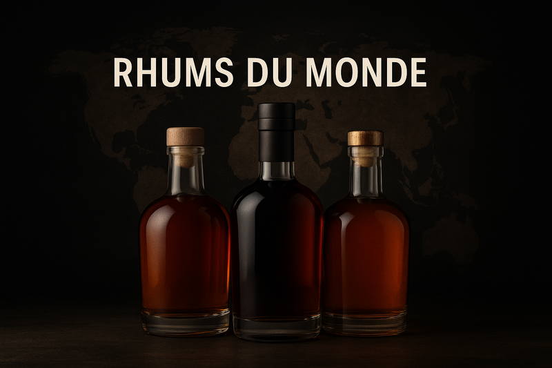 Illustration pour la collection Rhums du Monde