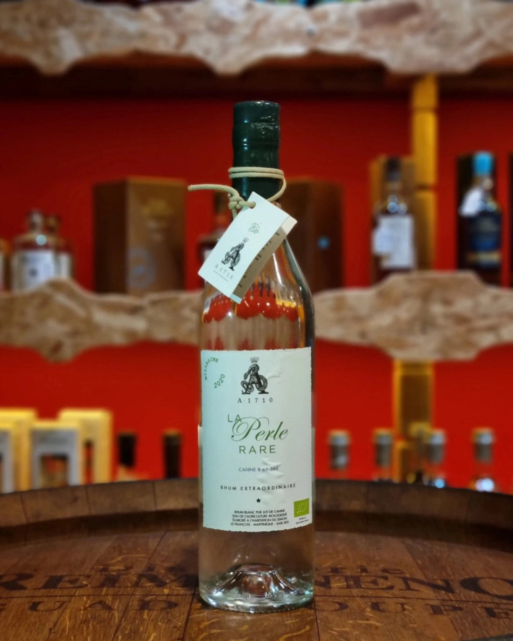 A1710 - La Perle Rare Millésime 2020 - Canne B69-566 - Rhum Blanc Bio - 70 cl - 52,9%