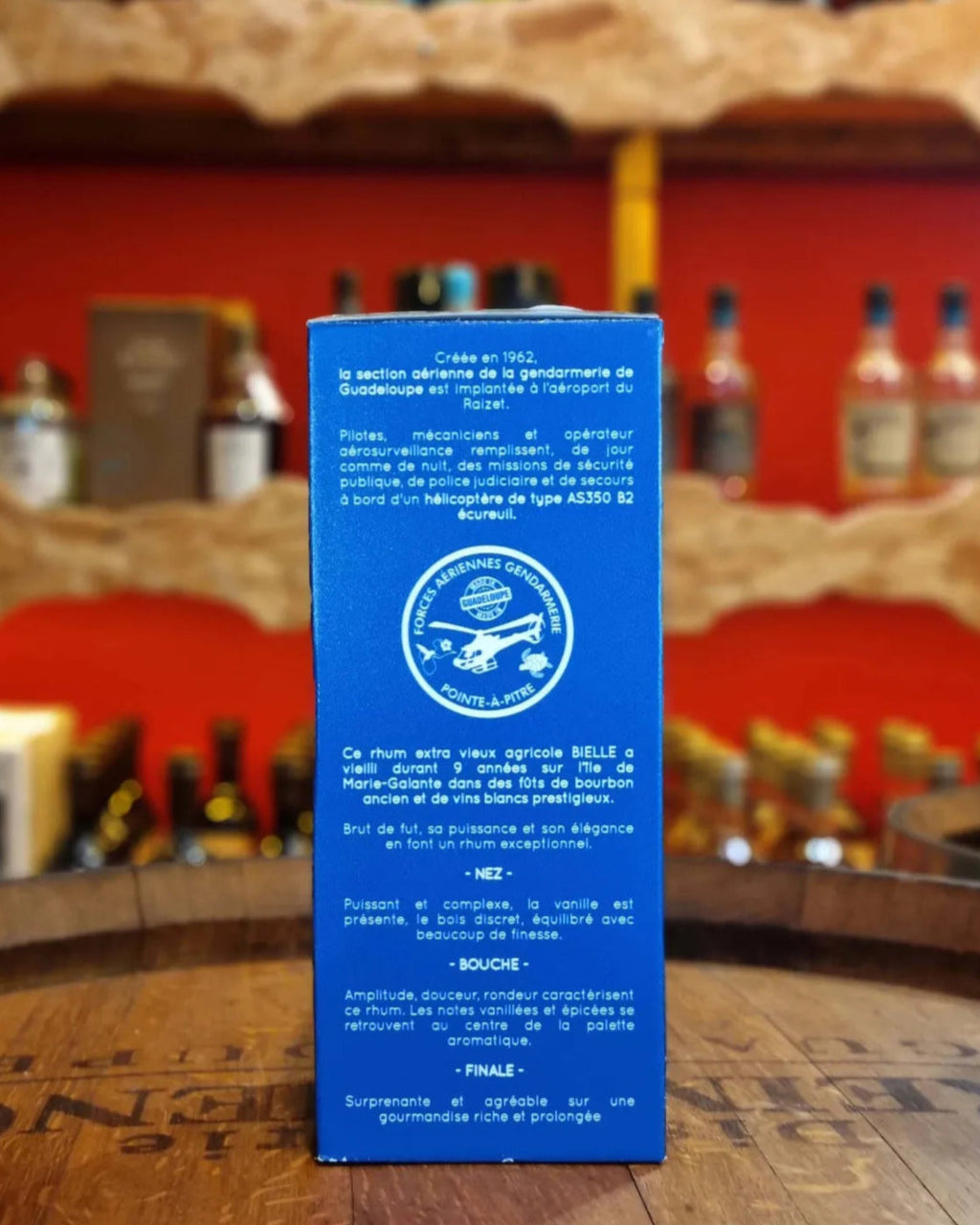 Rhum Bielle - Section Aérienne de Gendarmerie 9 ans - Rhum Hors d'Âge  - Brut de fût - 70cl - 52,2% Ma boutique