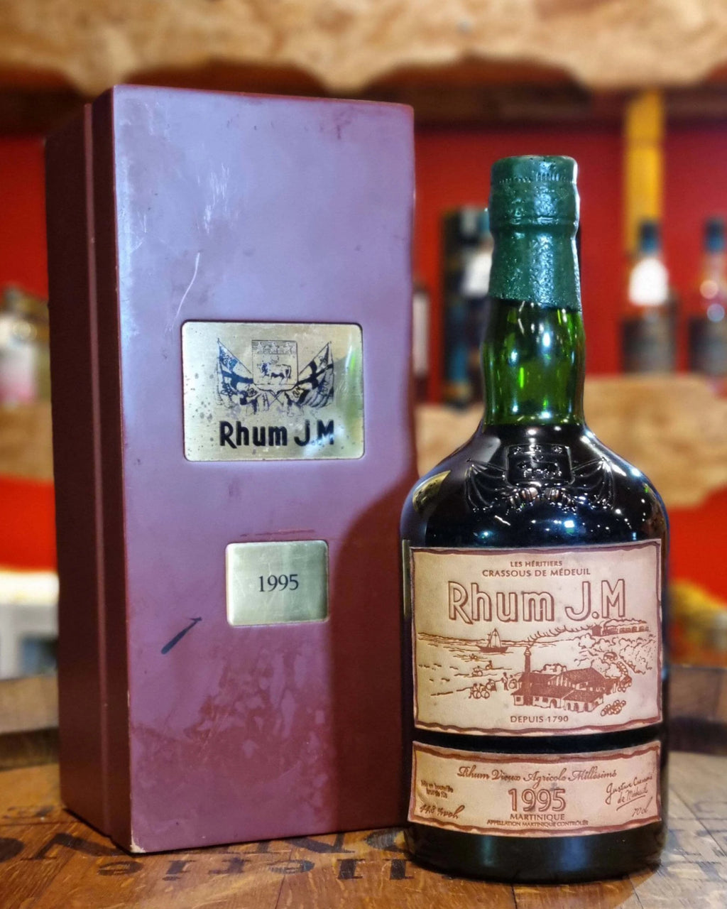 J.M - Millésime 1995 17 ans - Rhum Hors d'Âge - Brut de Fût - 70cl - 44,8% Ma boutique