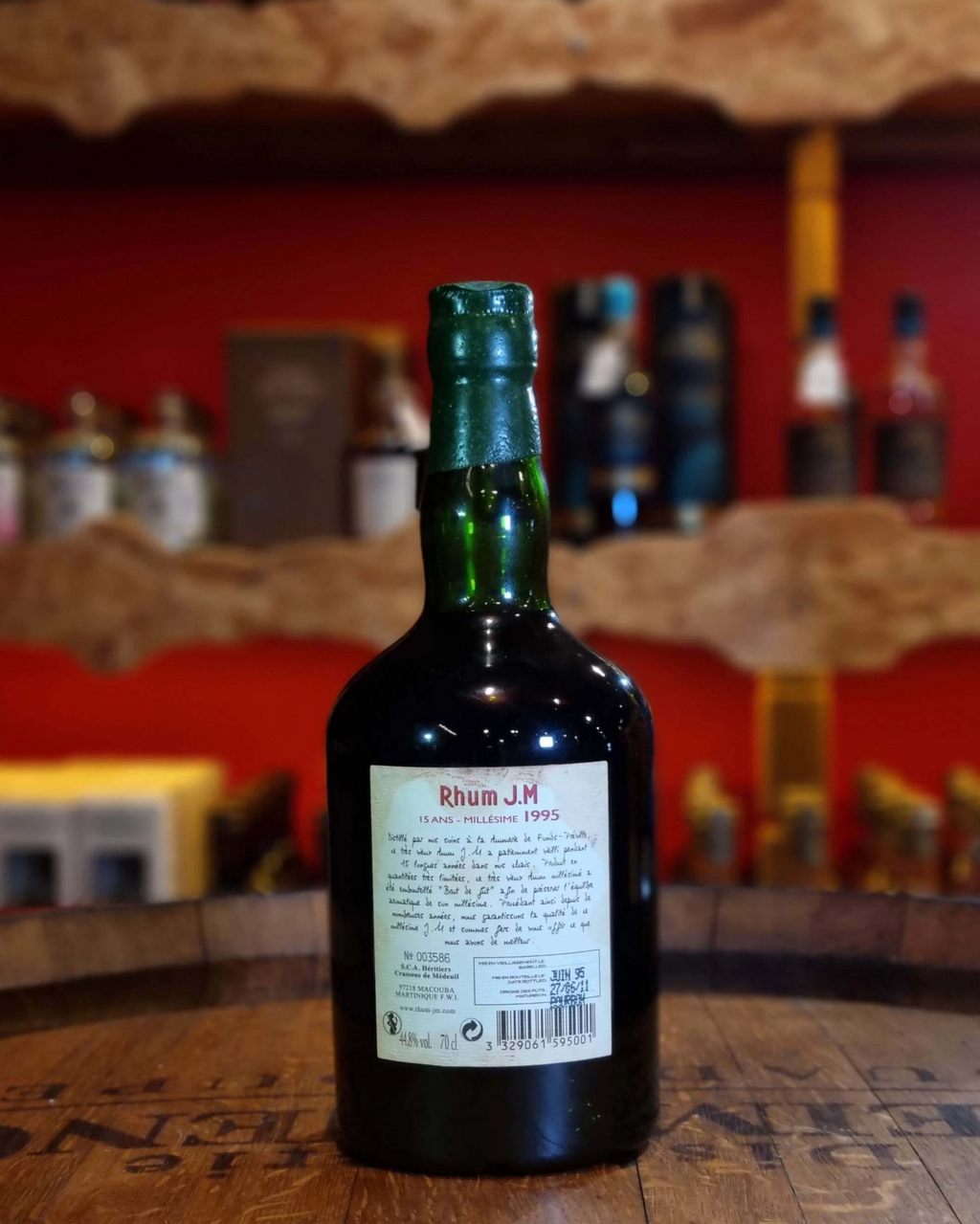 J.M - Millésime 1995 17 ans - Rhum Hors d'Âge - Brut de Fût - 70cl - 44,8% Ma boutique