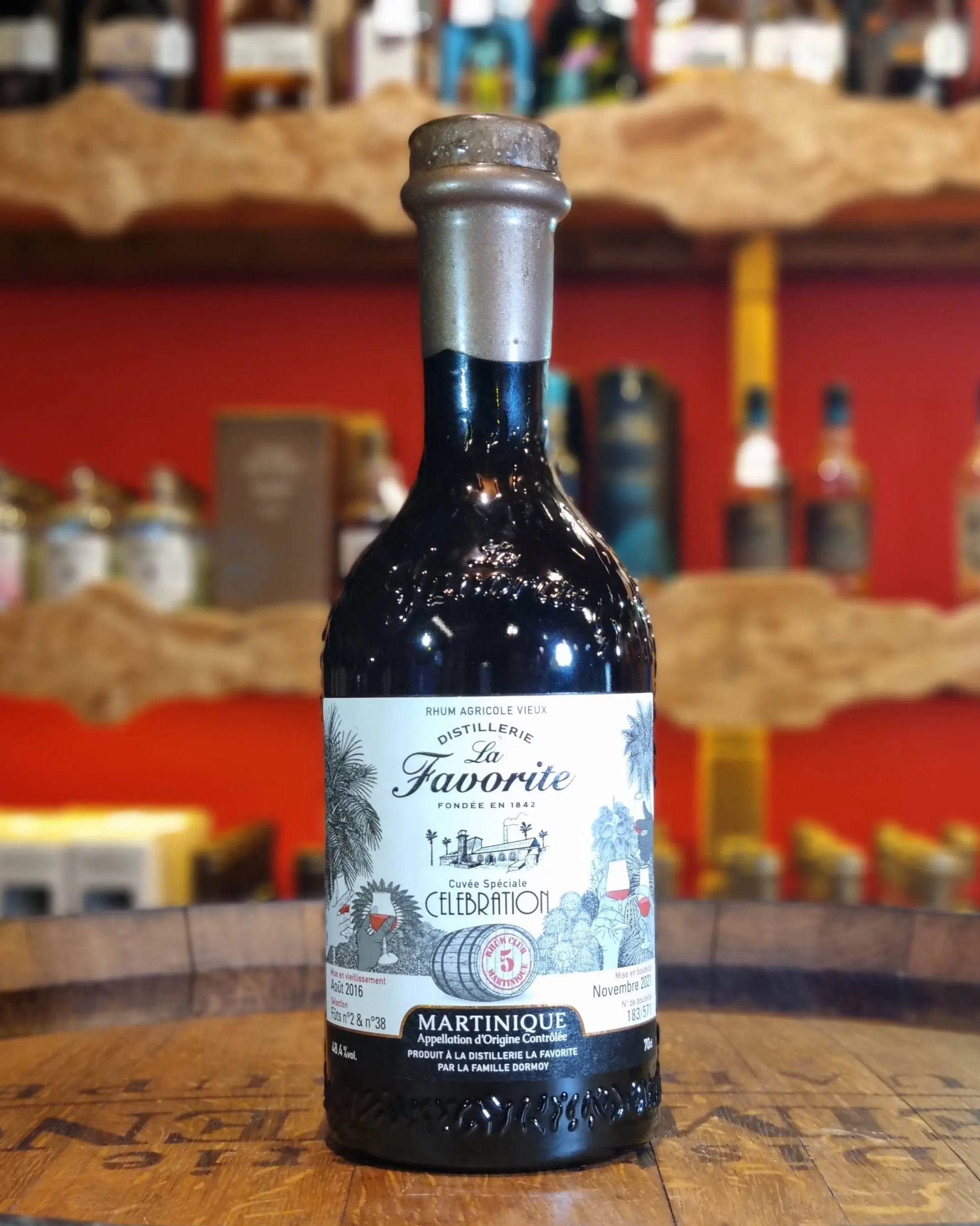 La Favorite - Cuvée Spéciale Célébration 5 ans - Rhum Vieux - Brut de Fût - 70cl - 48,4% Ma boutique