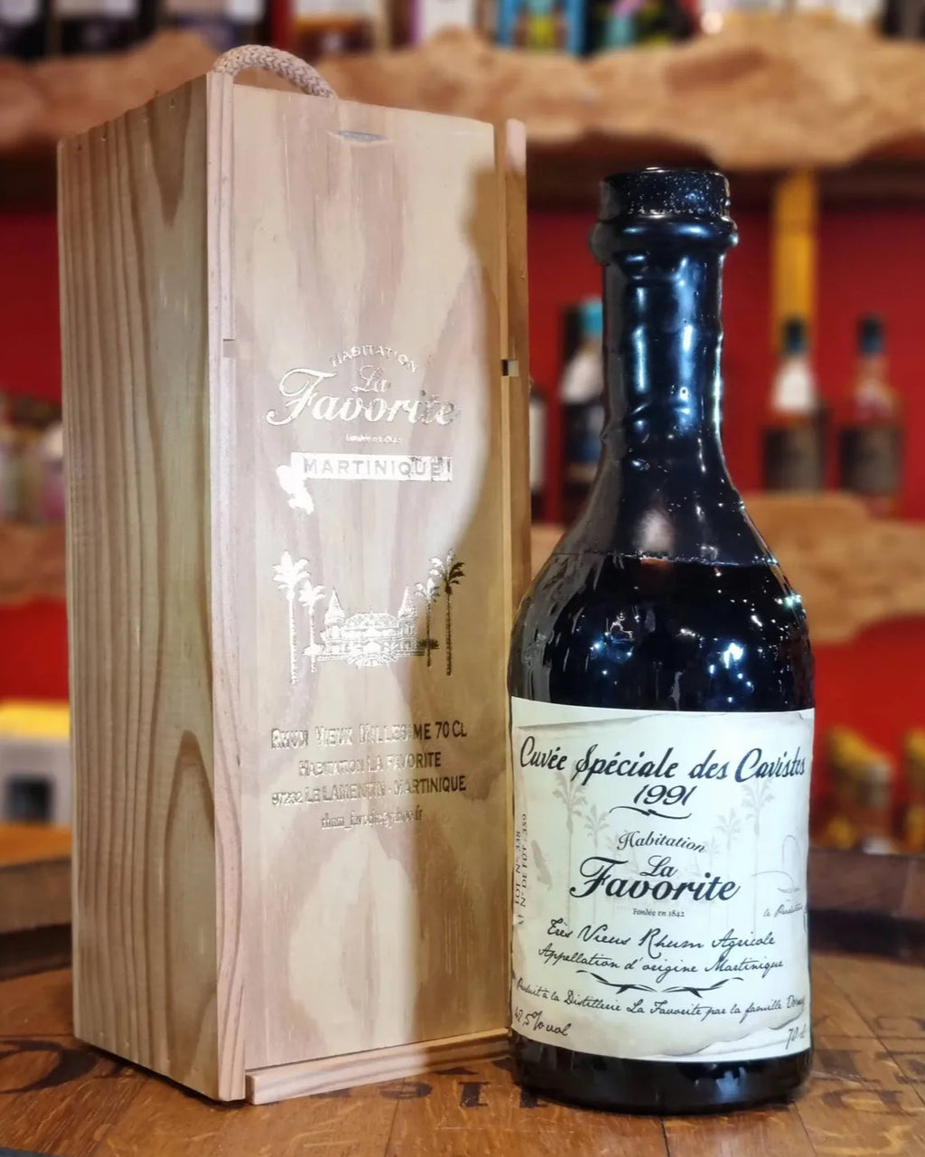 La Favorite - Cuvée Spéciale des Cavistes fût #359 20 ans - Millésime 1991 - Rhum Hors d'âge - 70cl - 42,5% Ma boutique