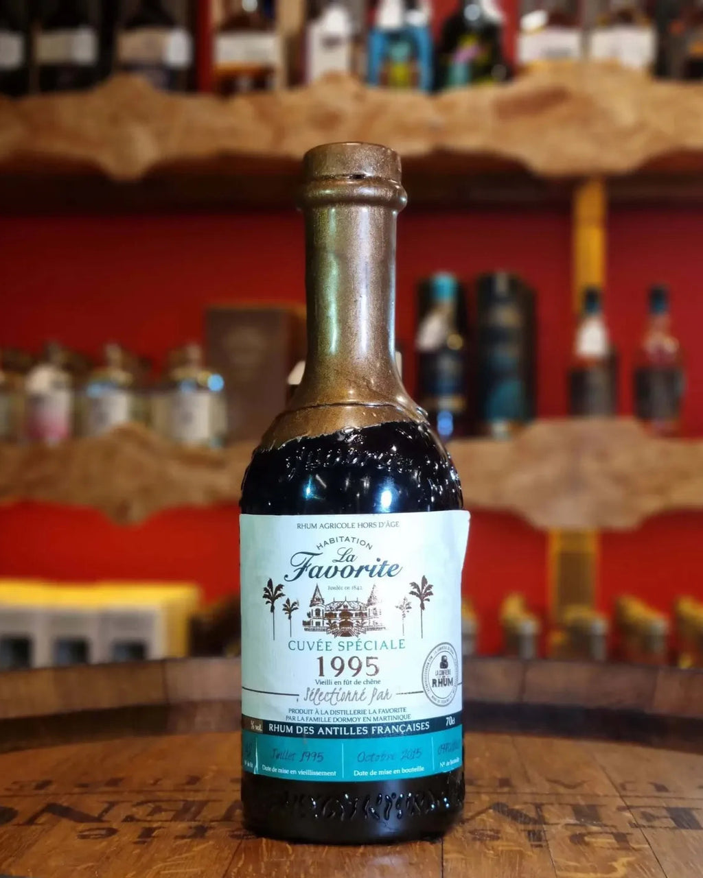 La Favorite - Cuvée Spéciale La Confrérie du Rhum Millésime 1995 20 ans - Rhum Hors d'Âge - Brut de Fût - 70cl - 45.2% Ma boutique