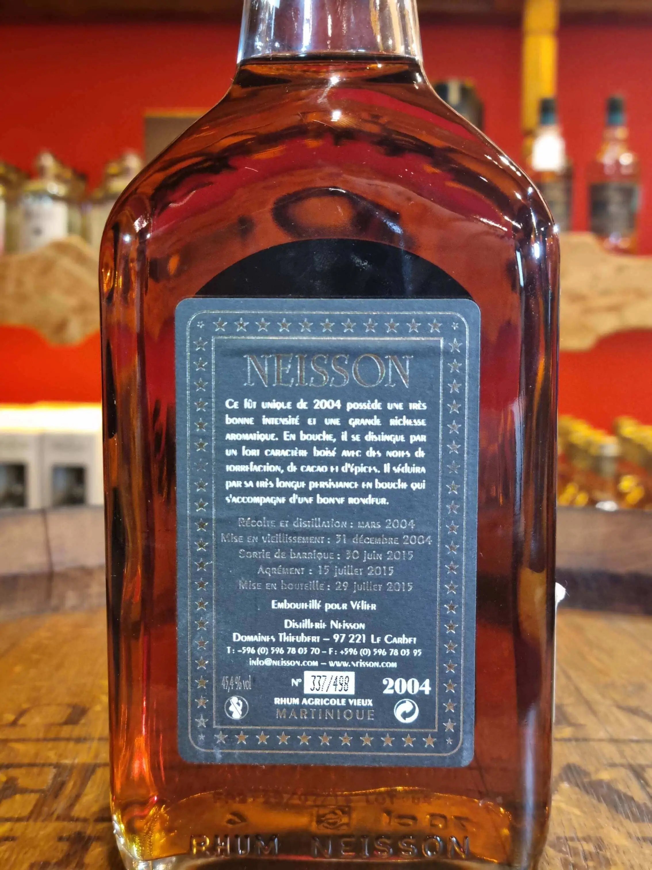 Neisson - Millésime 2004 11 ans - Rhum Hors d'Âge - 70cl - 45,4% Ma boutique
