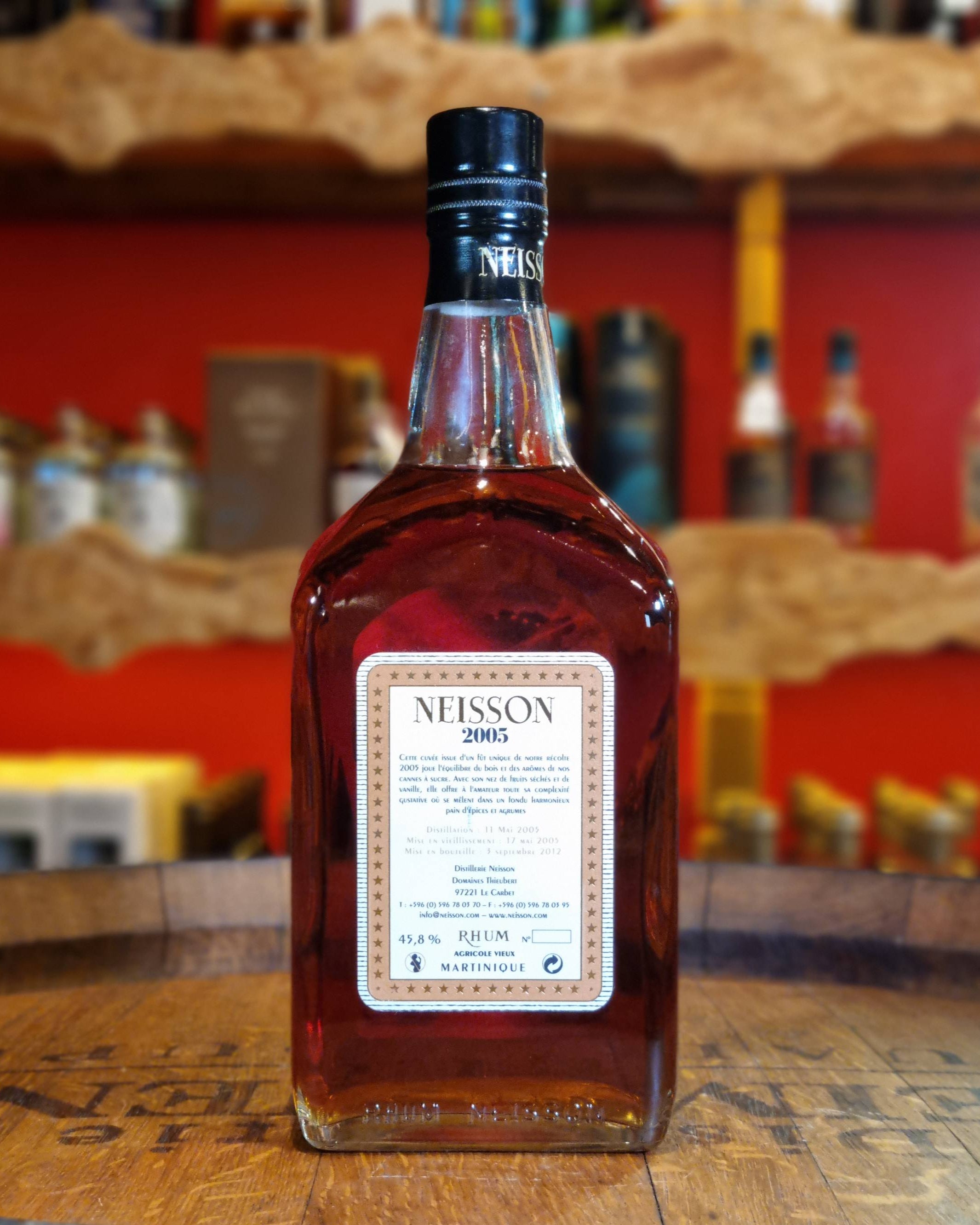 Neisson - Millésime 2005 7 ans - Rhum Vieux - Brut de Fût - 70cl - 45,8% Ma boutique