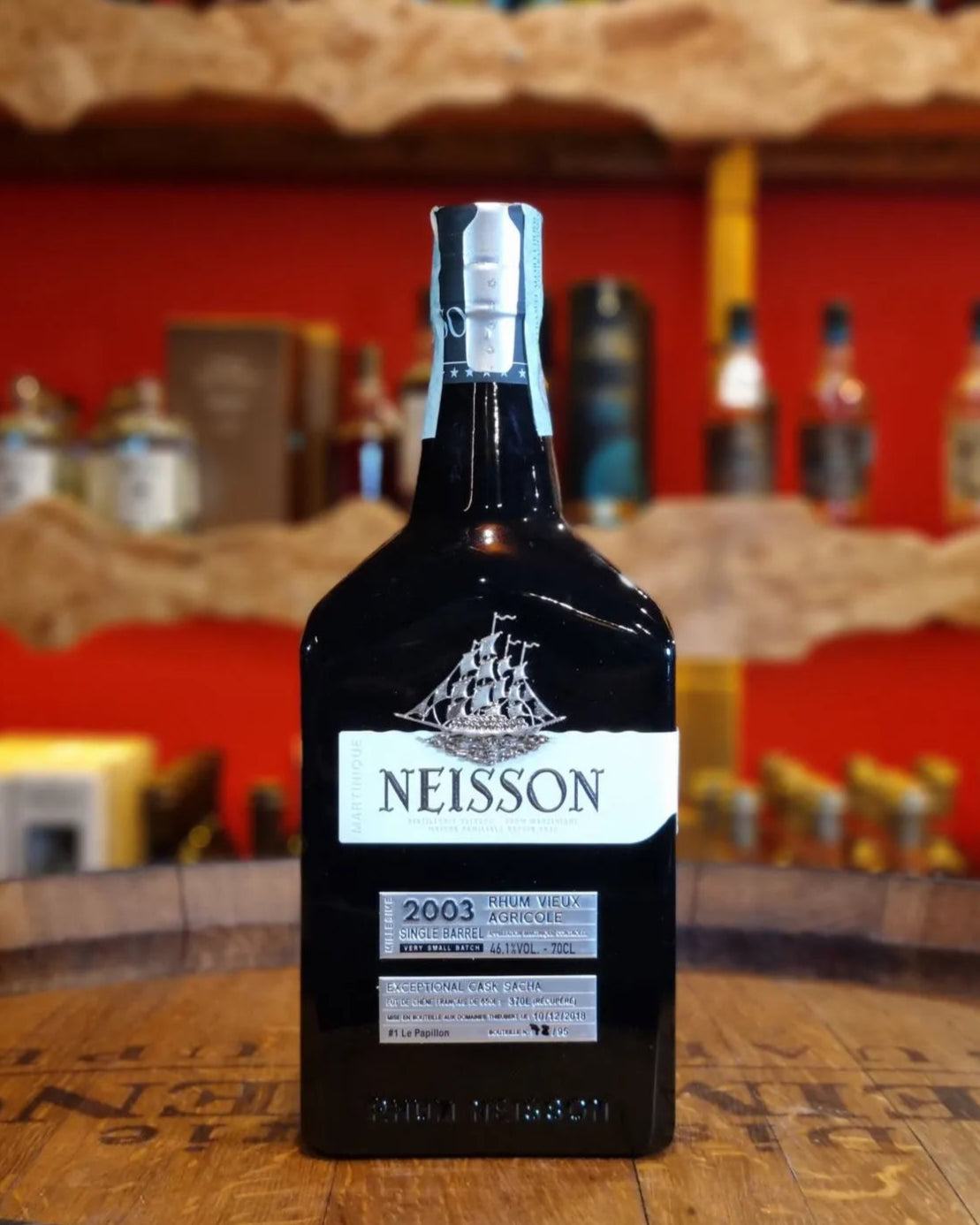 Neisson - Cuvée Sacha Millésime 2003 14 ans - Papillon - Rhum Hors d'Âge - 70cl - 46,1 % Ma boutique